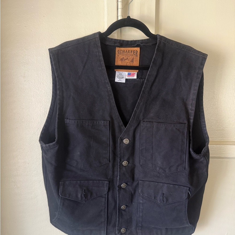 Schaefer RangeWax Mesquite Vest (black)